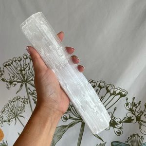 Giant selenite Crystal wand